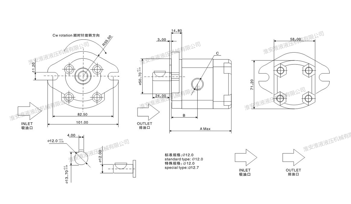 液压齿轮泵